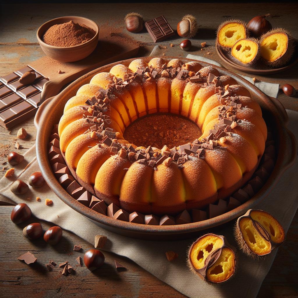 Rosca con harina de castañas