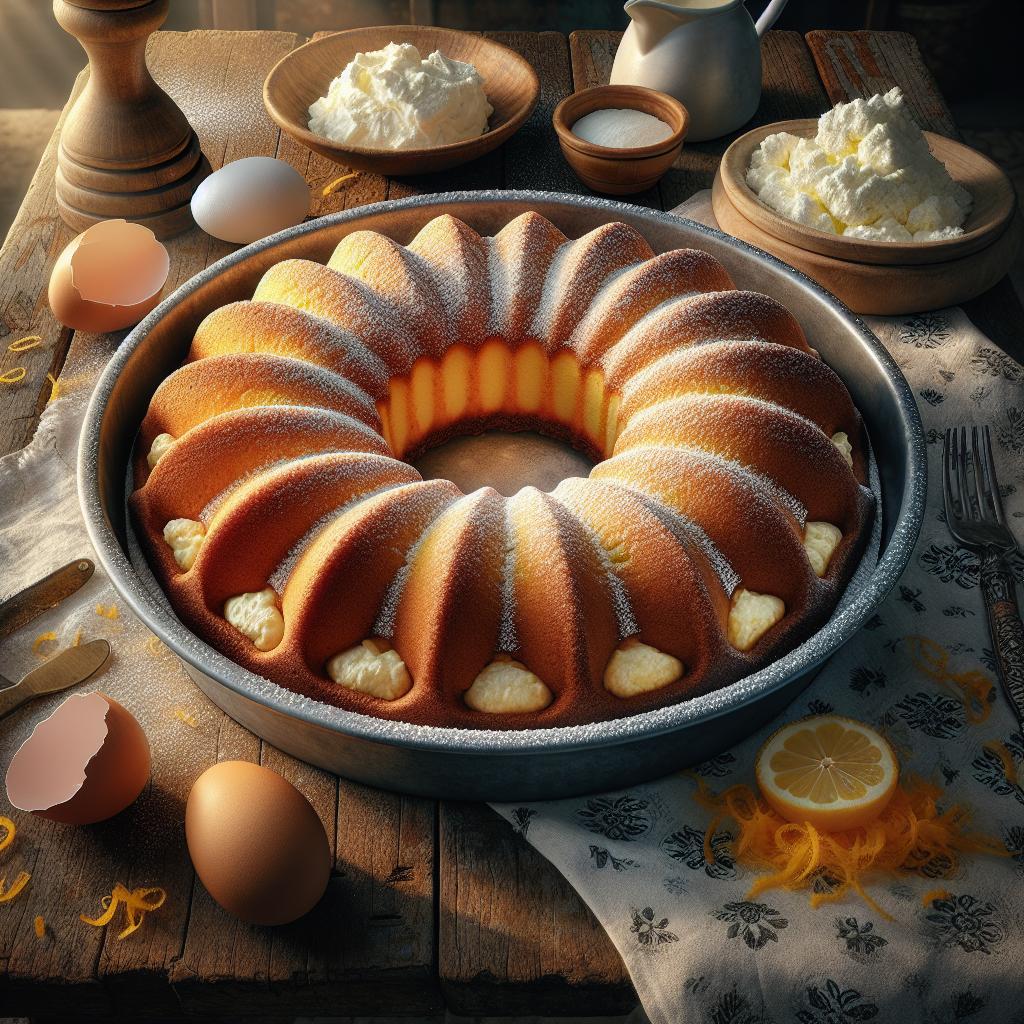 Rosca con ricotta