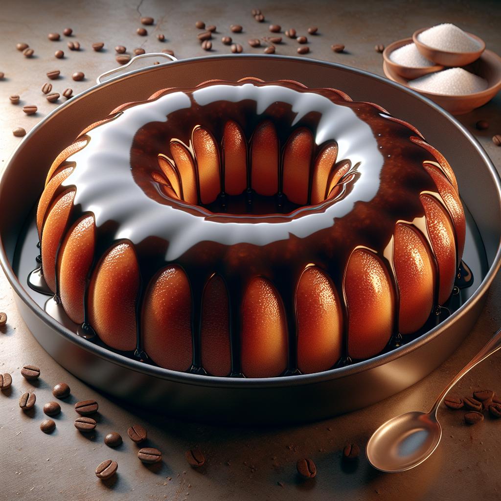Ciambellone al café glaseado