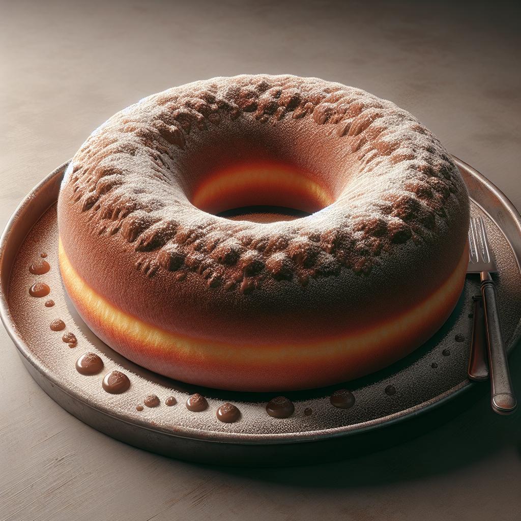Bizcocho de antaño al cacao y leche