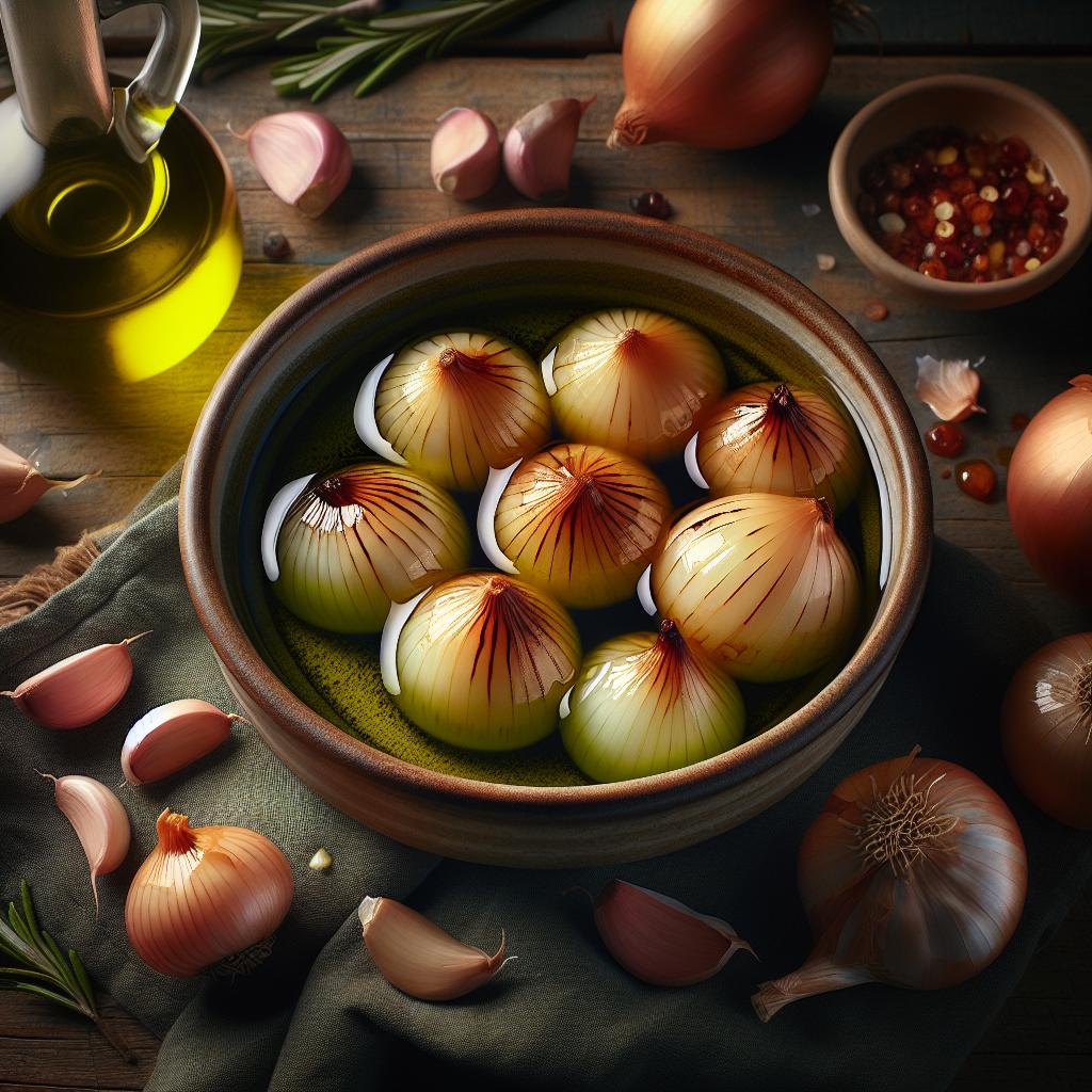 तेल में छोटी प्याज