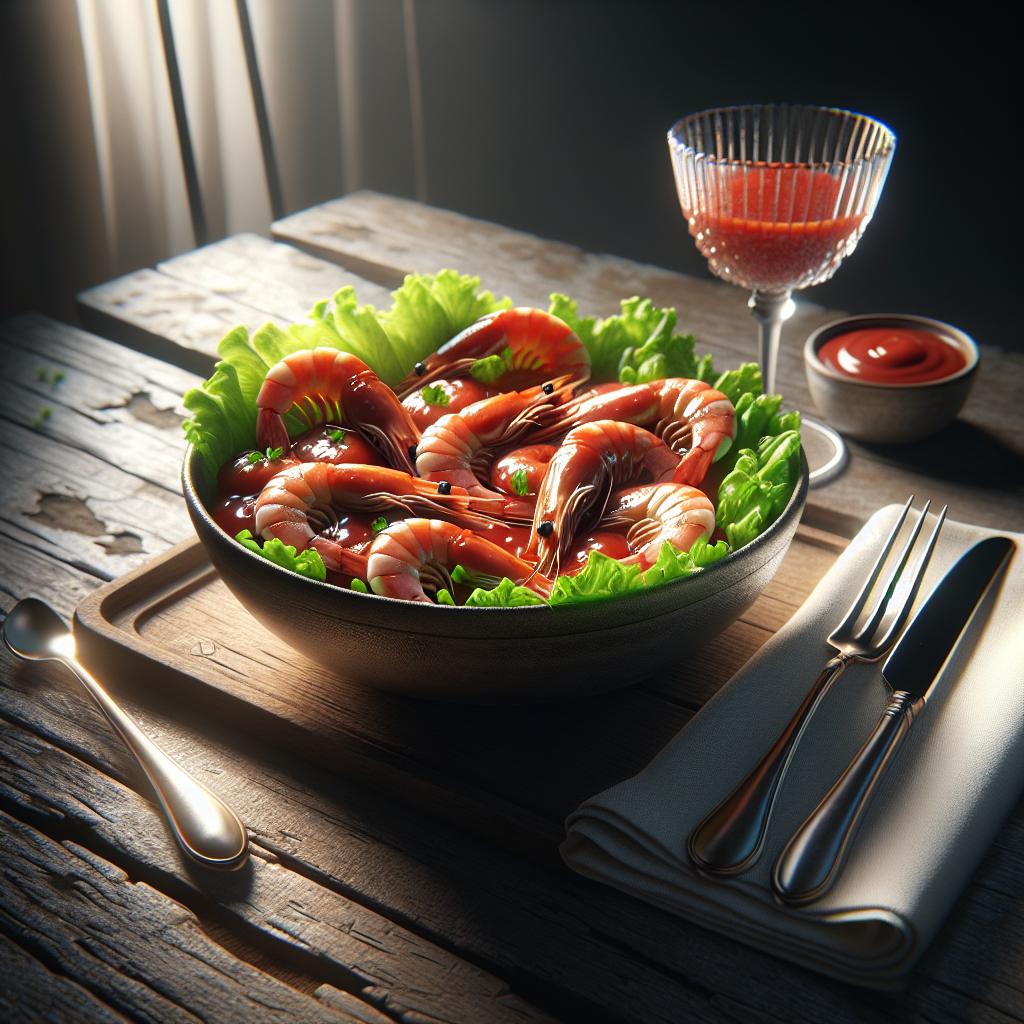 Cóctel de gambas