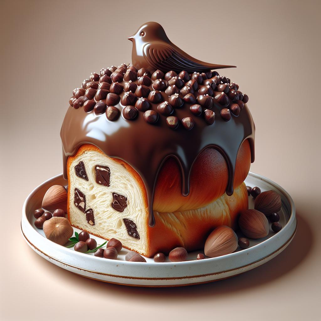 Colomba de chocolate