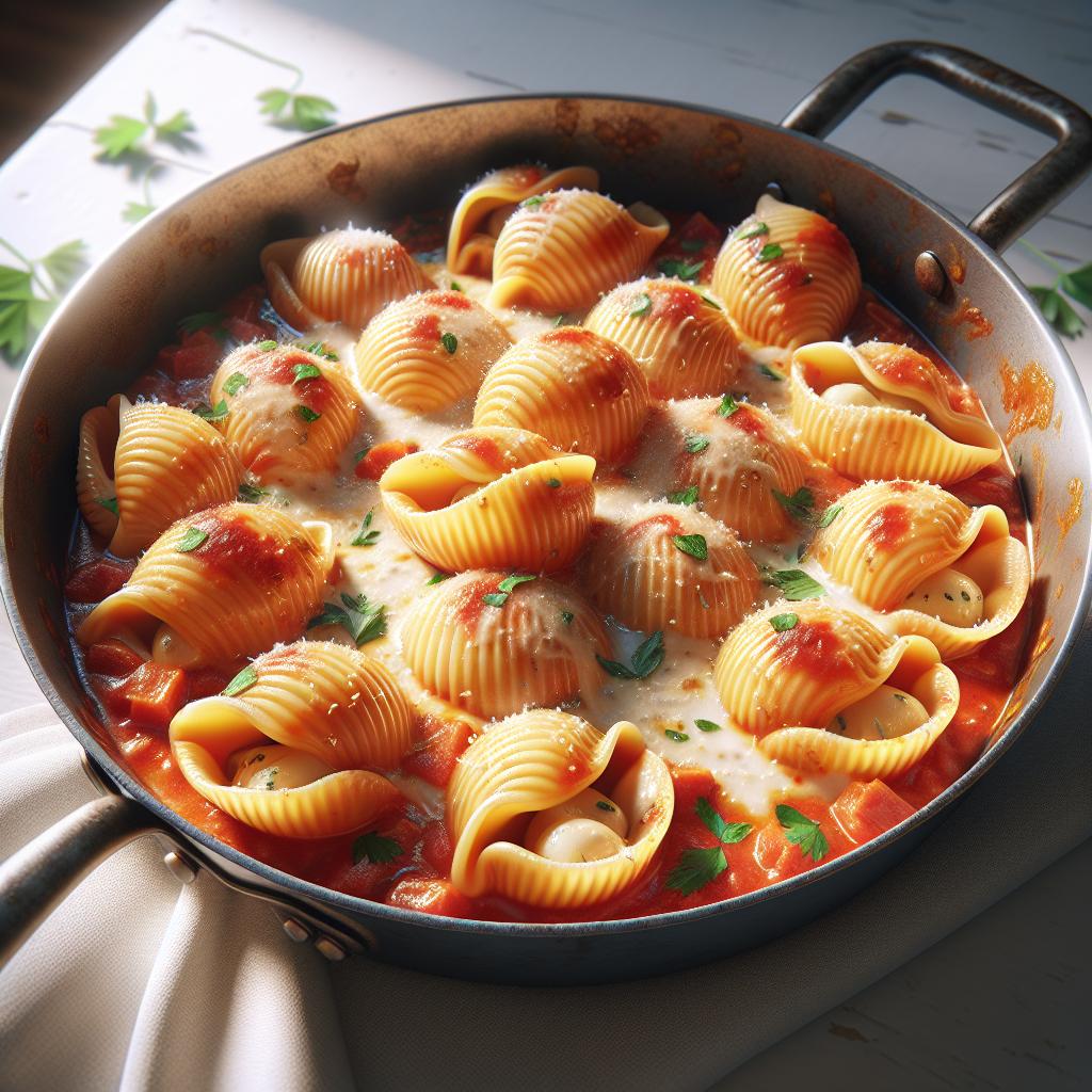 Conchiglioni rellenos
