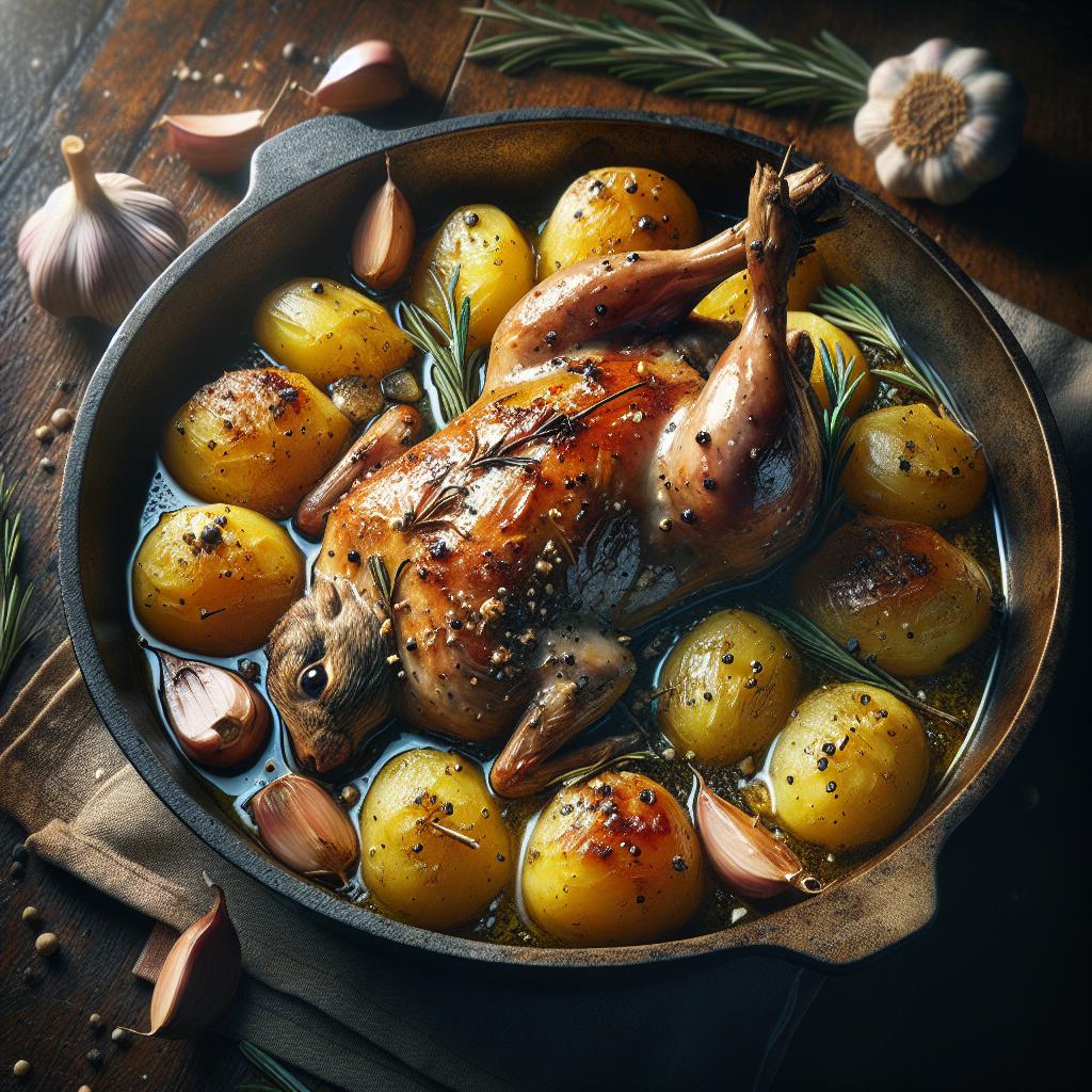 Conejo al horno
