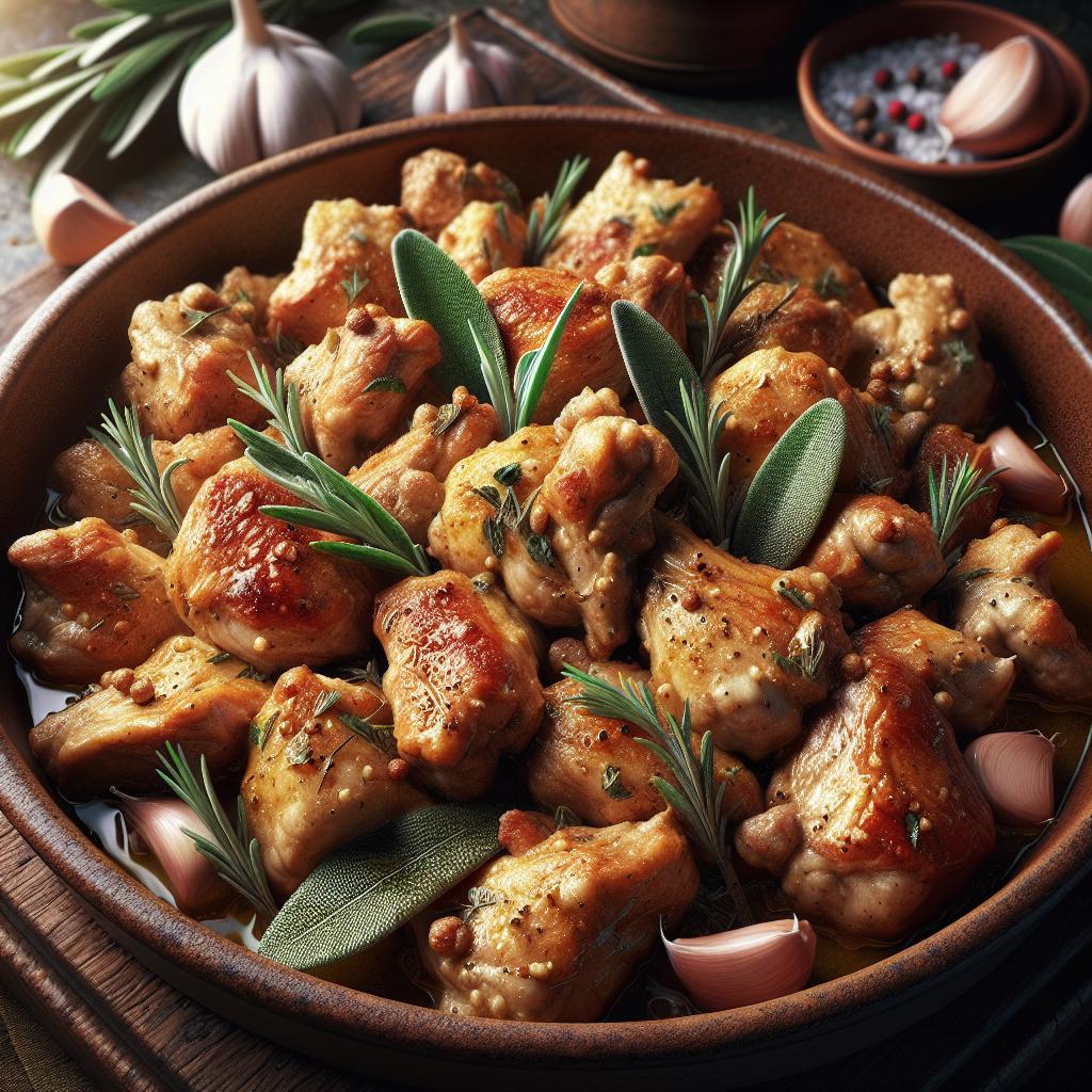 Coniglio fritto agli aromi