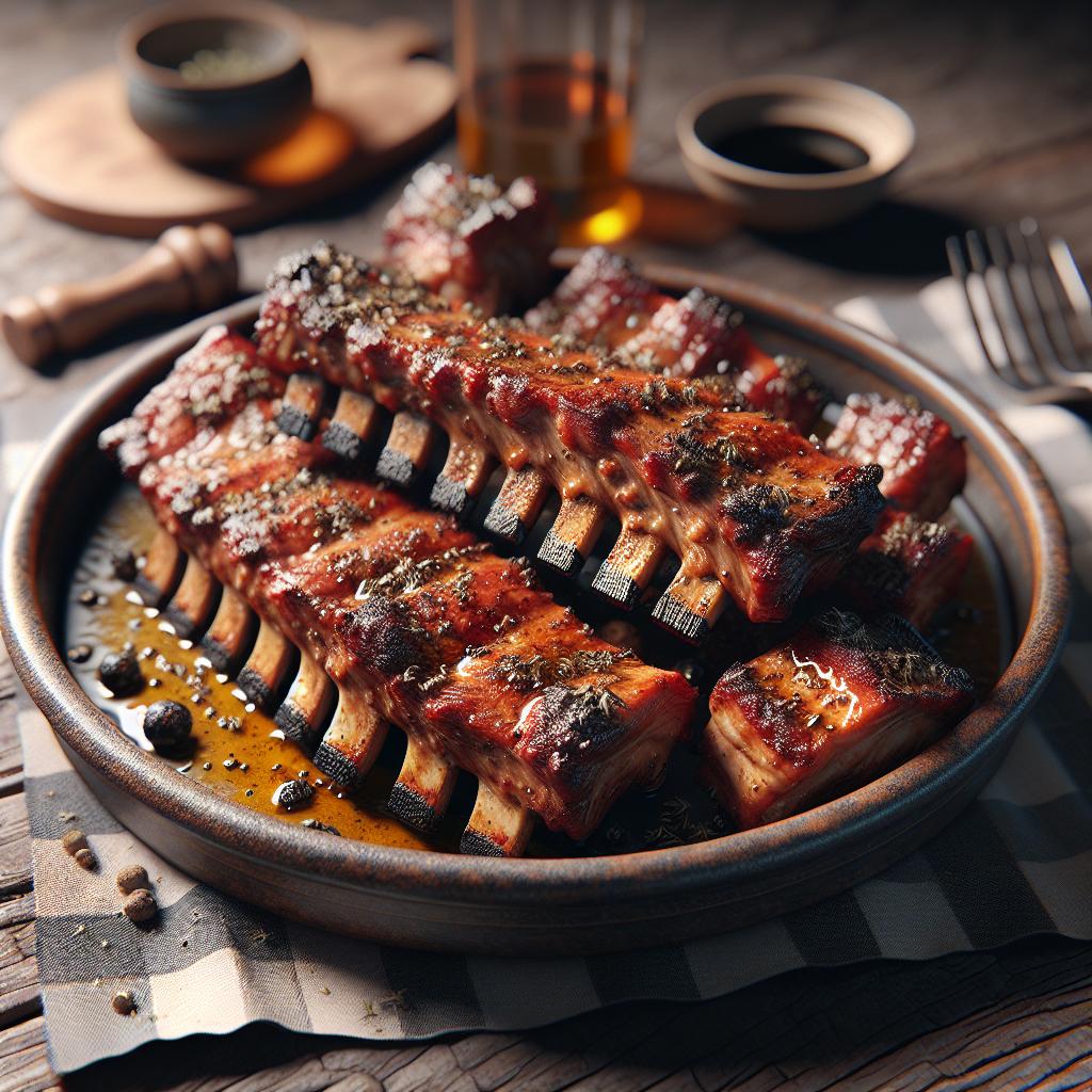 Costillas al horno