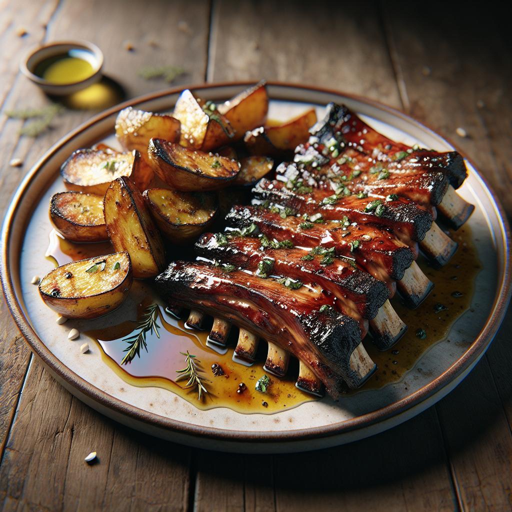 Costillas a la parrilla
