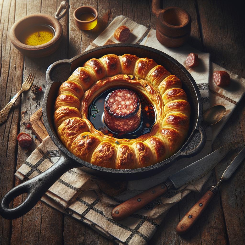 Cotechino en hojaldre