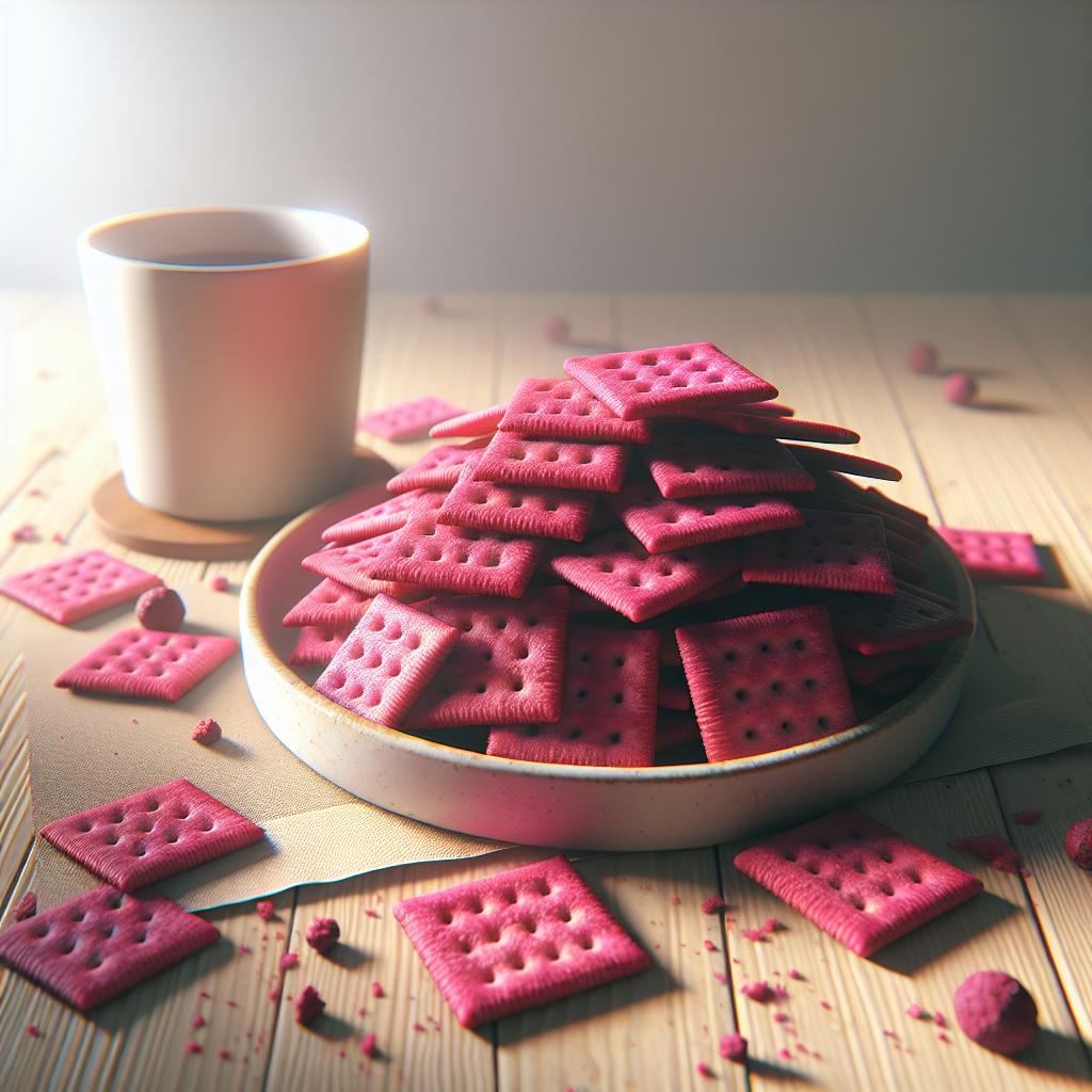 Crackers de remolacha