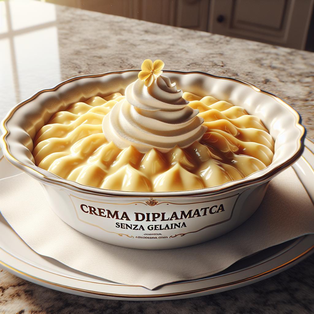 Crema diplomática sin gelatina
