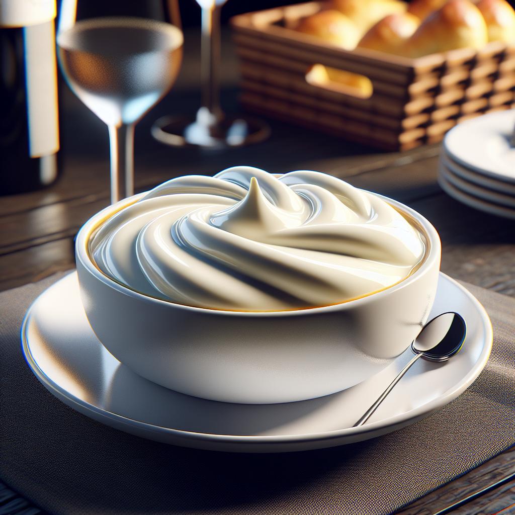 Crema pastelera de chocolate blanco