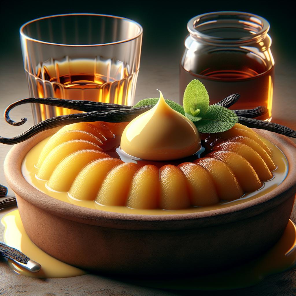 Crema pastelera al ron