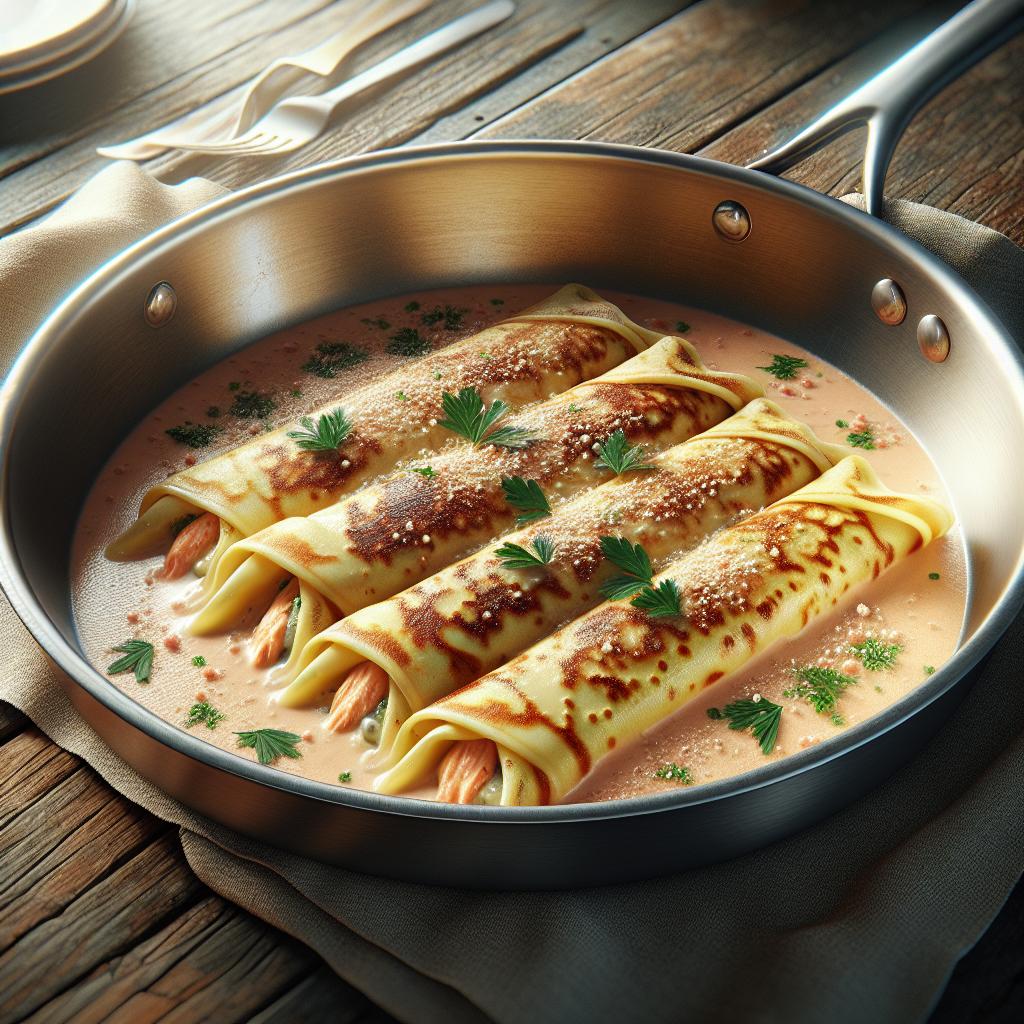Crepés de pescado