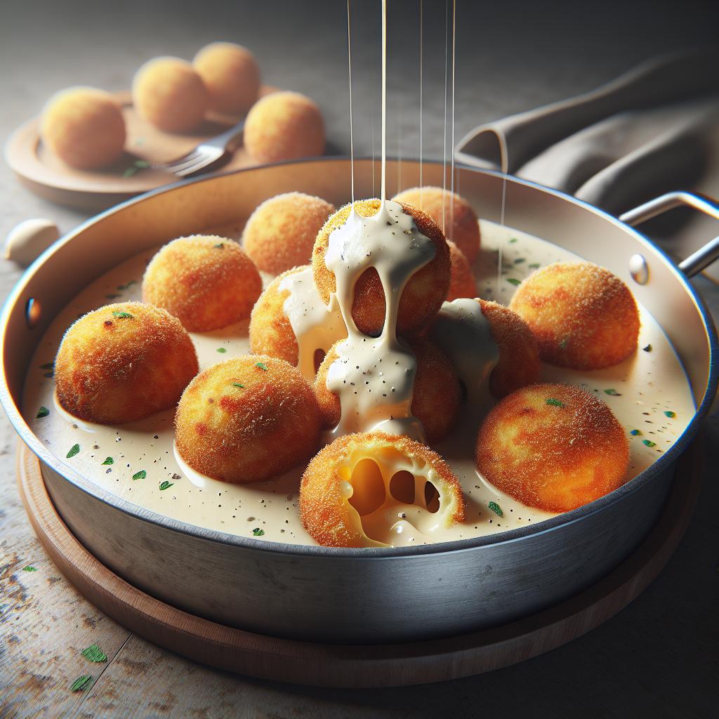 Croquetas cacio e pepe