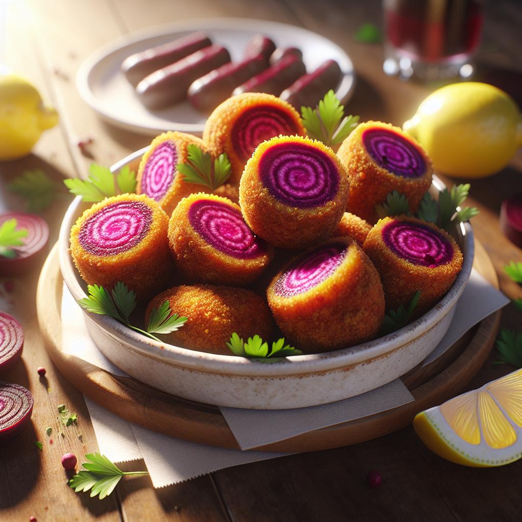 Croquetas de remolacha