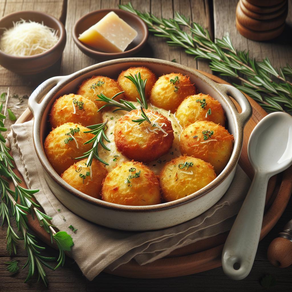 Croquetas de patata al horno