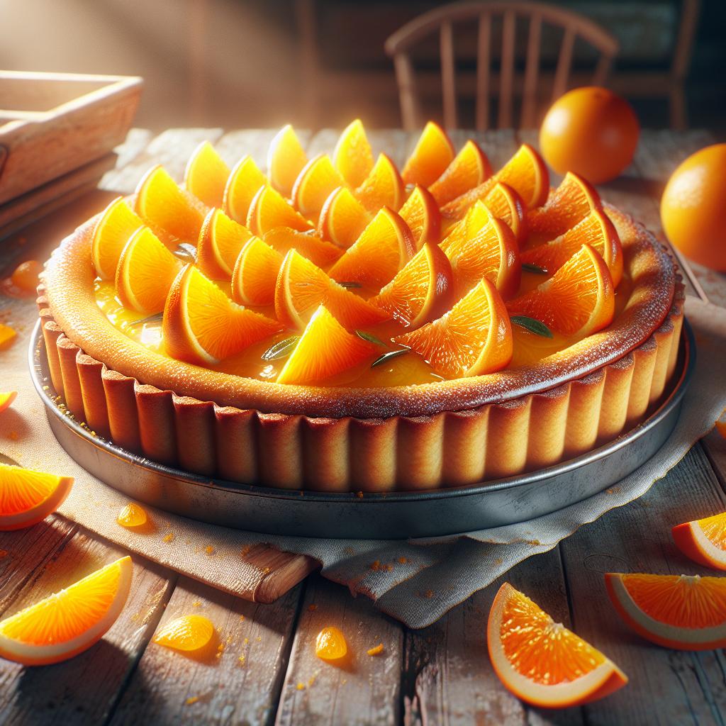 Crostata de naranja