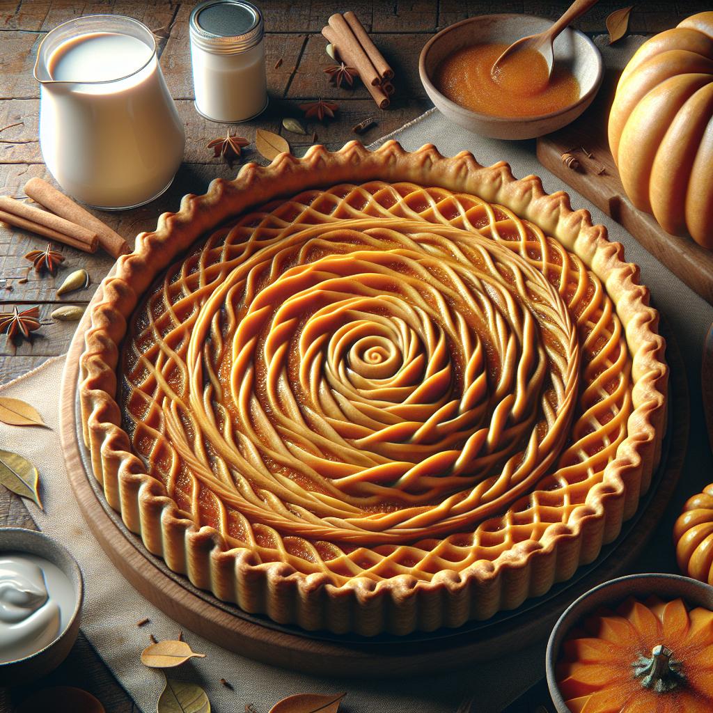 Tarta de calabaza y leche condensada