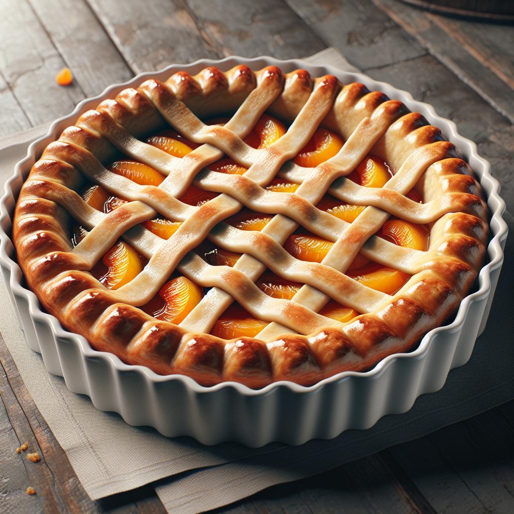 Crostata de melocotones