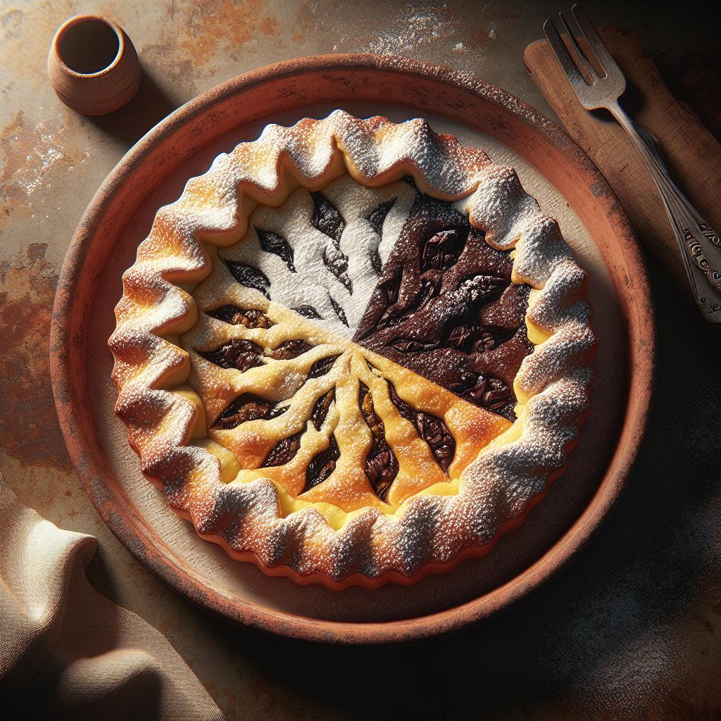 Tarta bicolor