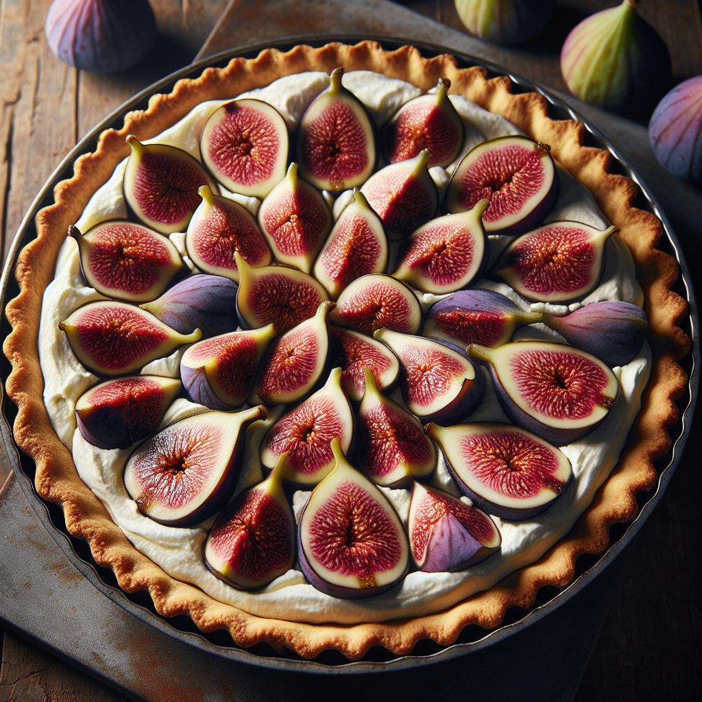 Tarta de higos y mascarpone