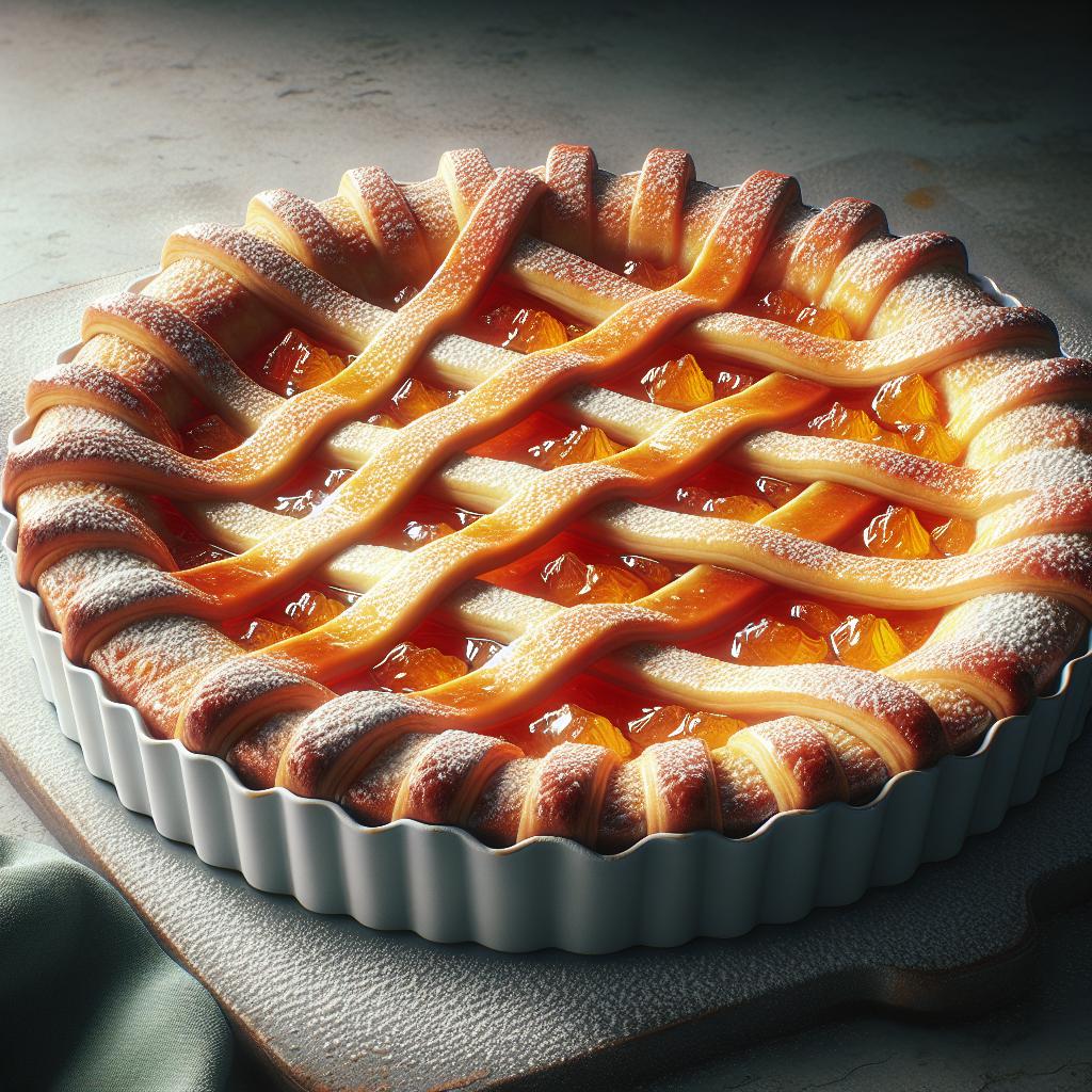 Tarta de mermelada sencilla