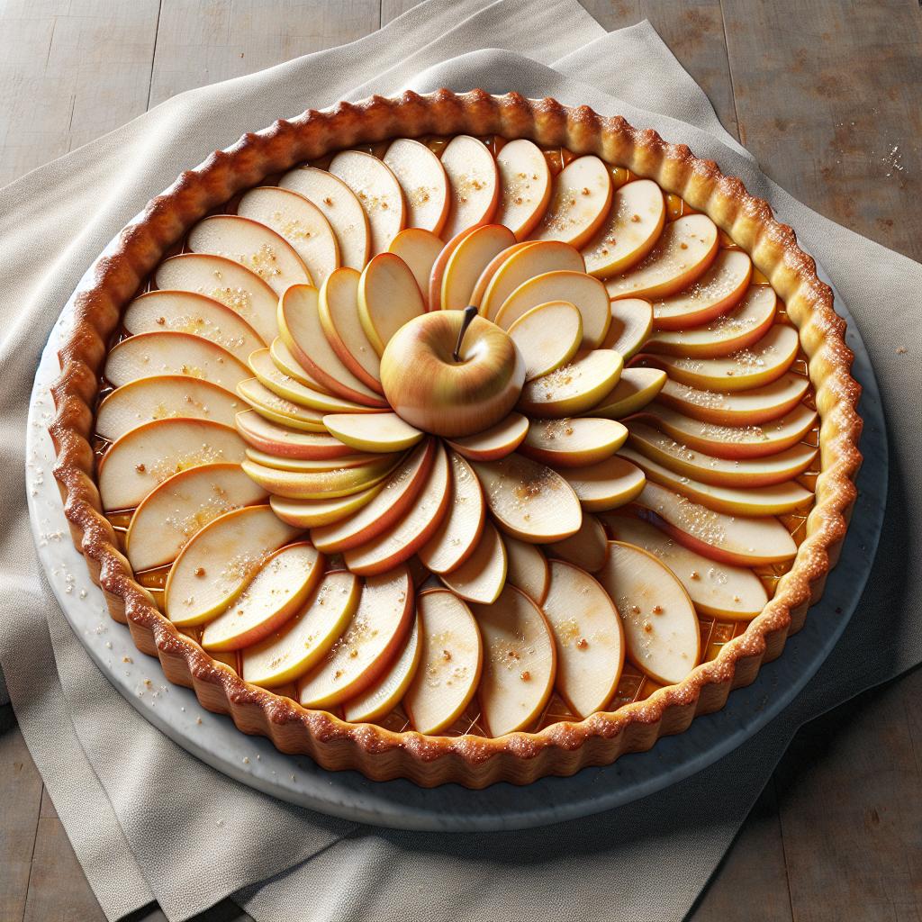 Tarta de manzanas sin mantequilla