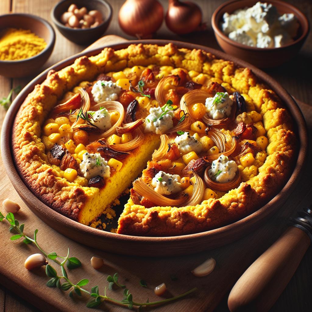 Crostata salada de polenta