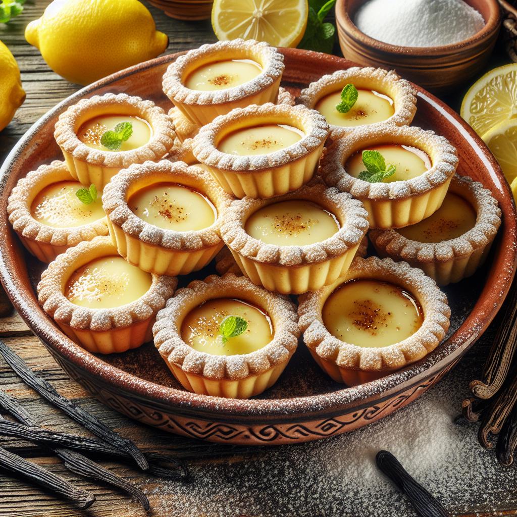 Tartaletas de crema
