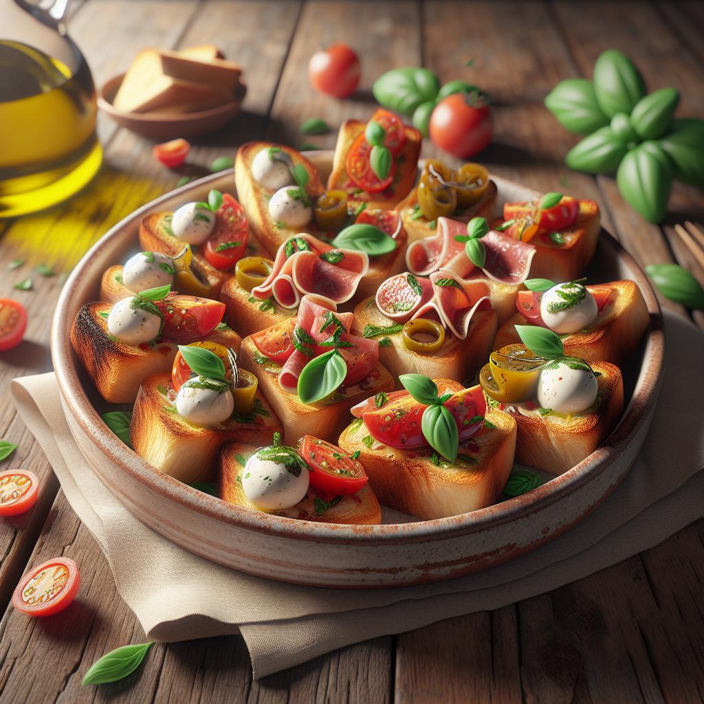 Crostinis rellenos