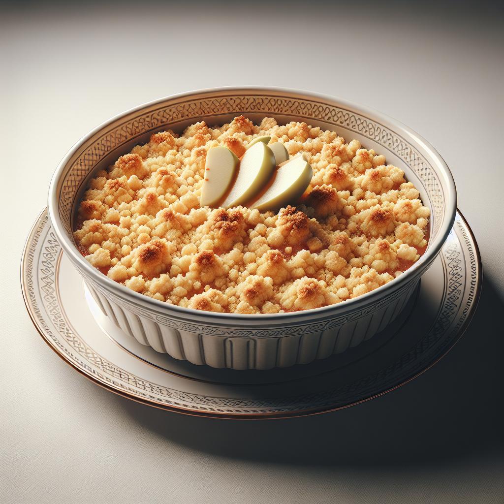 Crumble de manzanas
