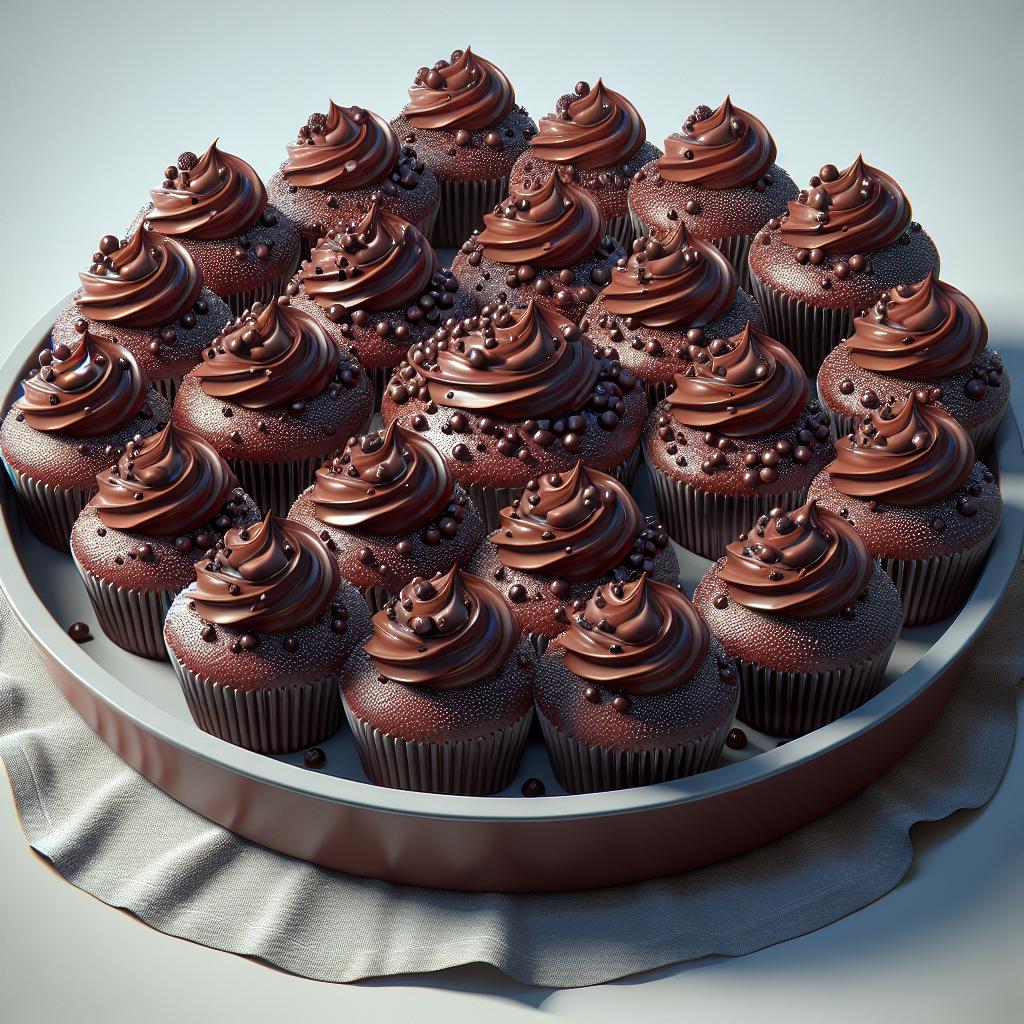 Cupcake de chocolate
