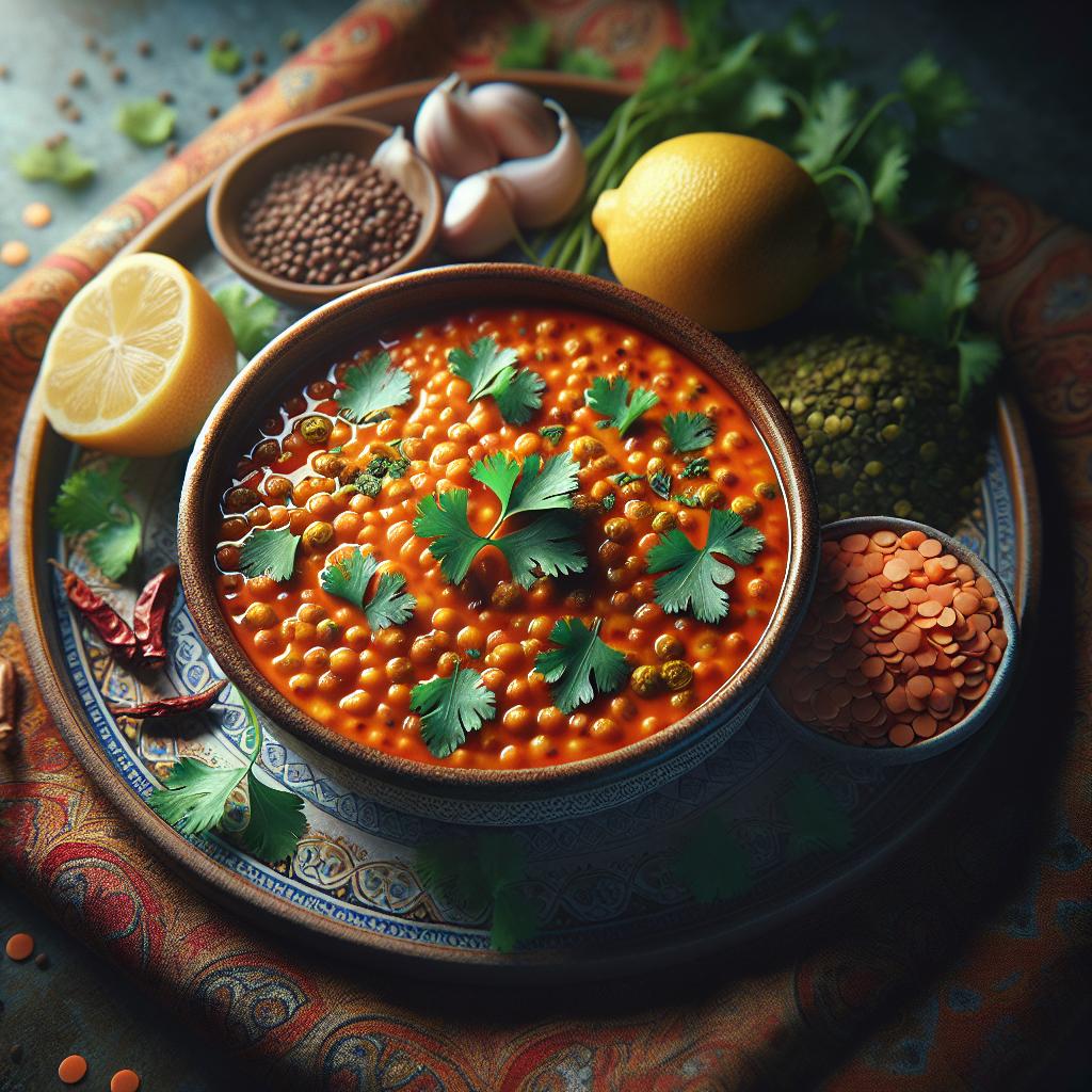 Dahl de lentejas rojas