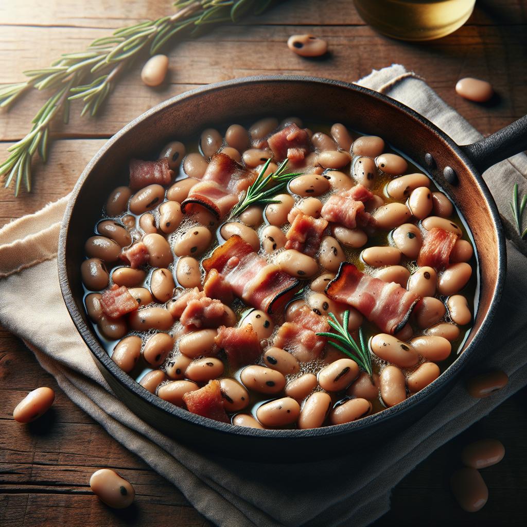 Frijoles en sartén a lo Bud Spencer