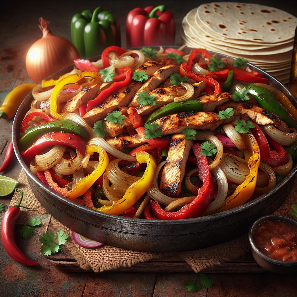 Fajitas de pollo