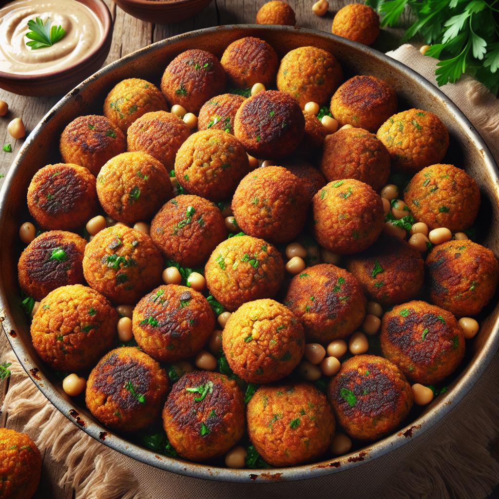 Falafel de habas