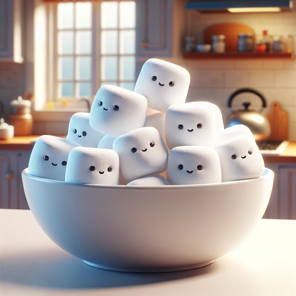 Fantasmitas de marshmallow