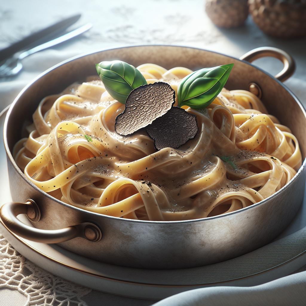 Fettuccine a la trufa