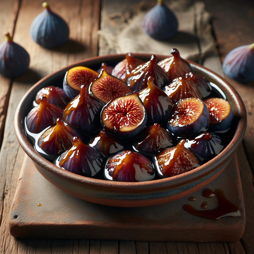 Higos caramelizados