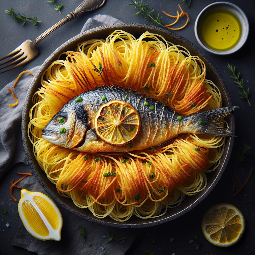 Filetes de dorada en jaula