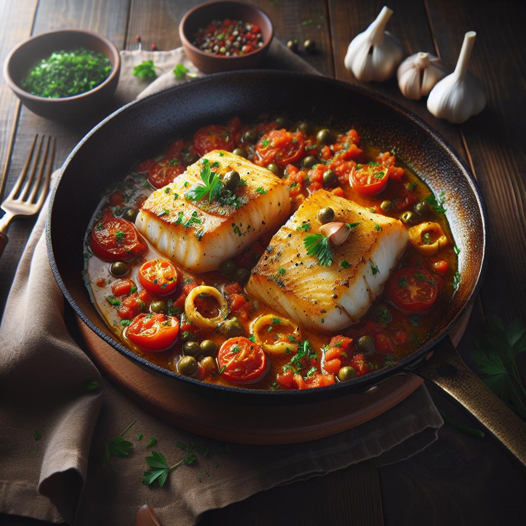 Filete de merluza en sartén