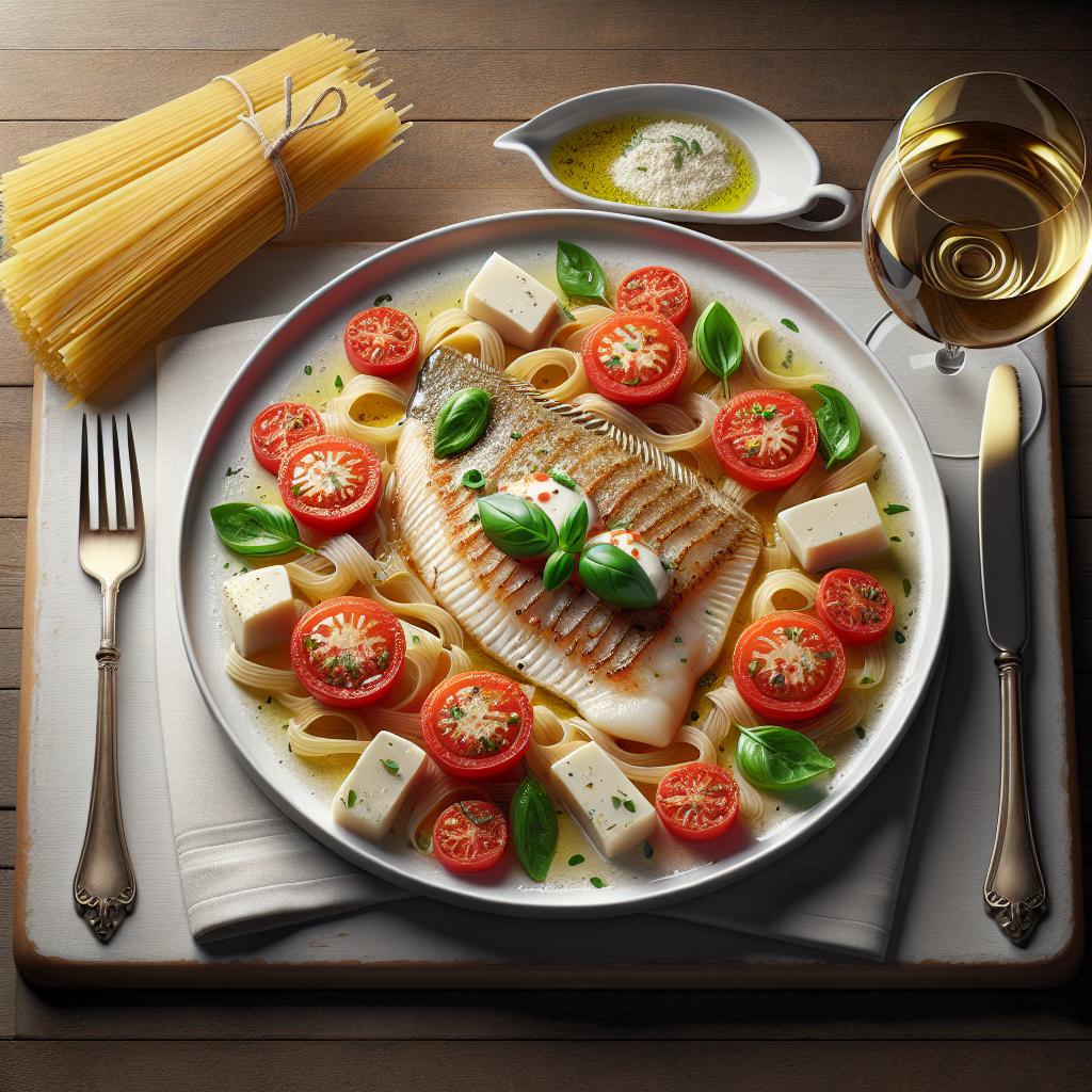 Filete de platija a la sorrentina
