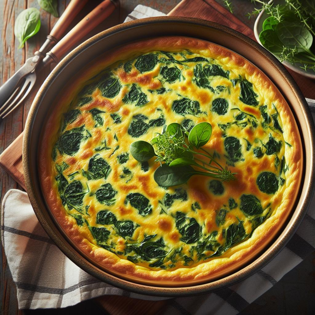 Tortilla de espinacas