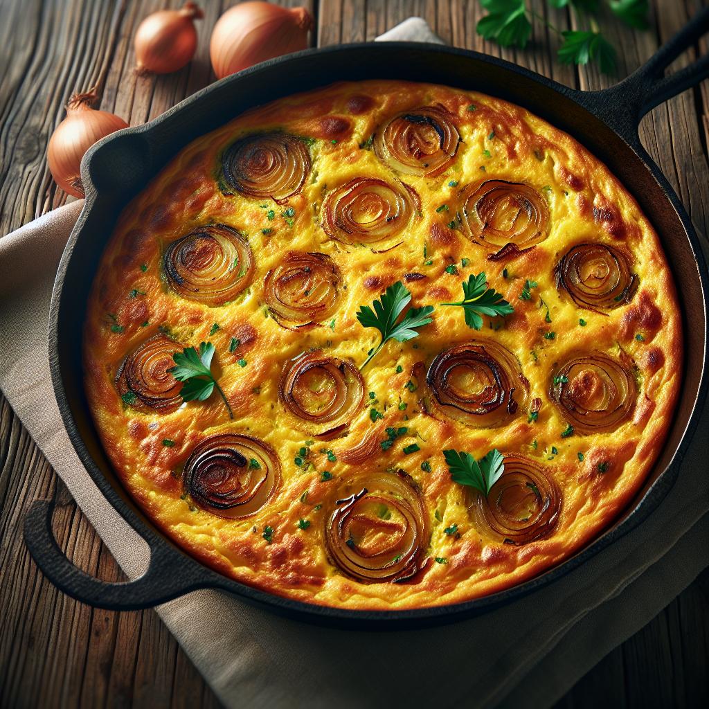 Tortilla con cebollas