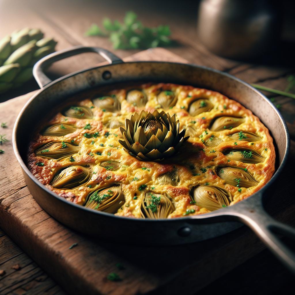 Tortilla de alcachofas