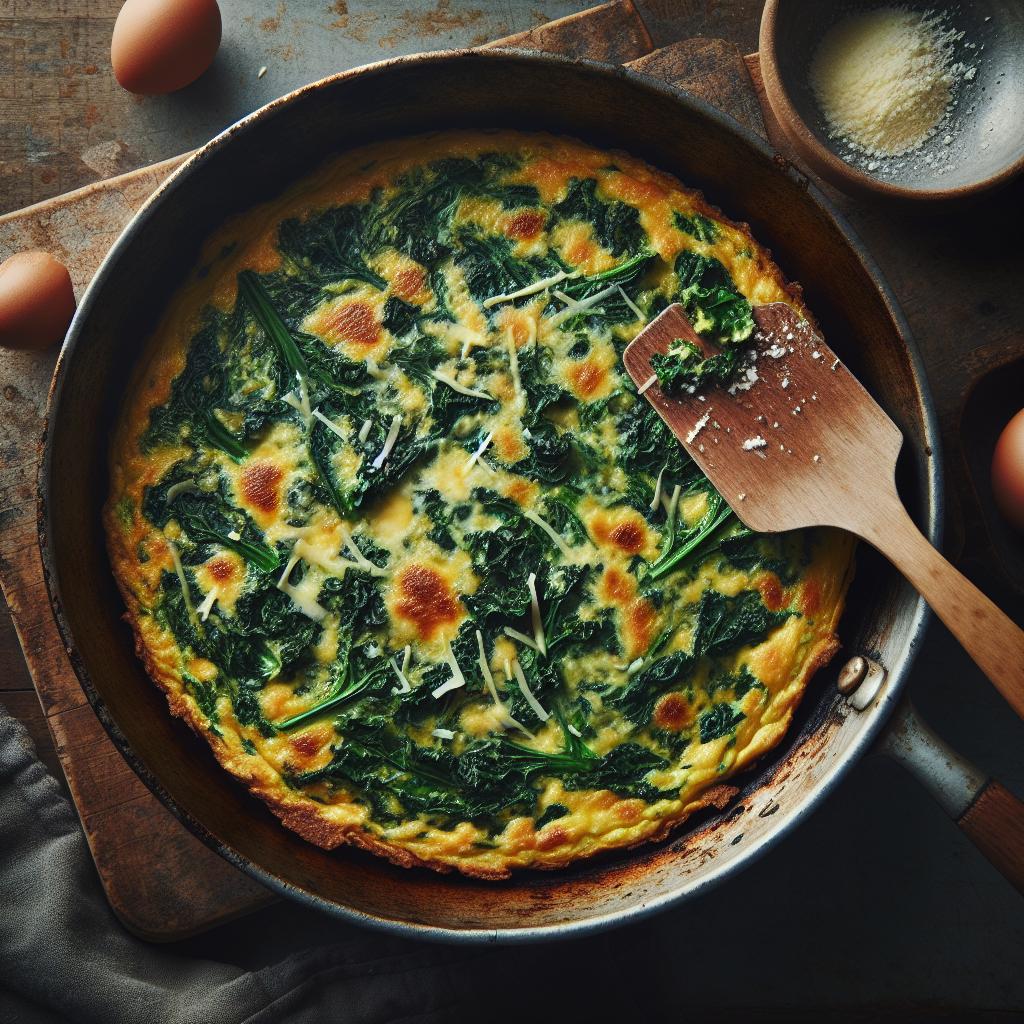 Tortilla de col rizada