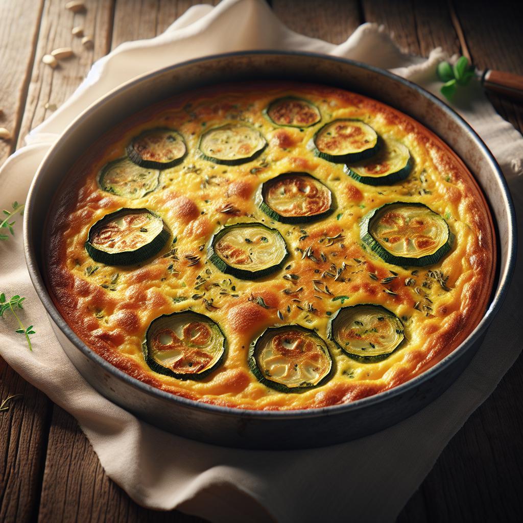Tortilla de calabacines al horno
