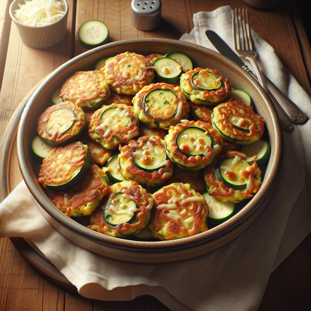 Tortitas de calabacín y queso