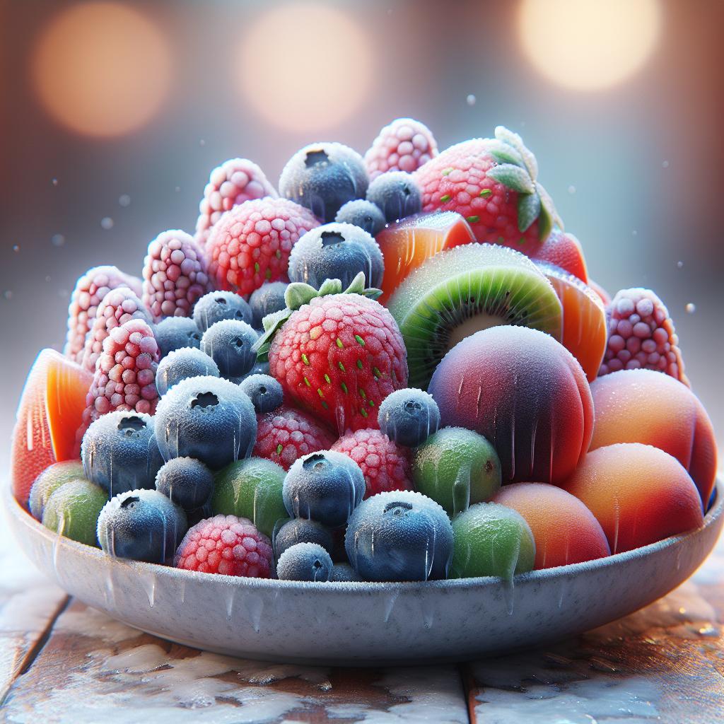 Fruta helada